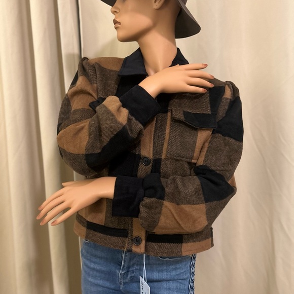 NEW n:philanthropy RENZO Jacket in Plaid Multi - Picture 7 of 15